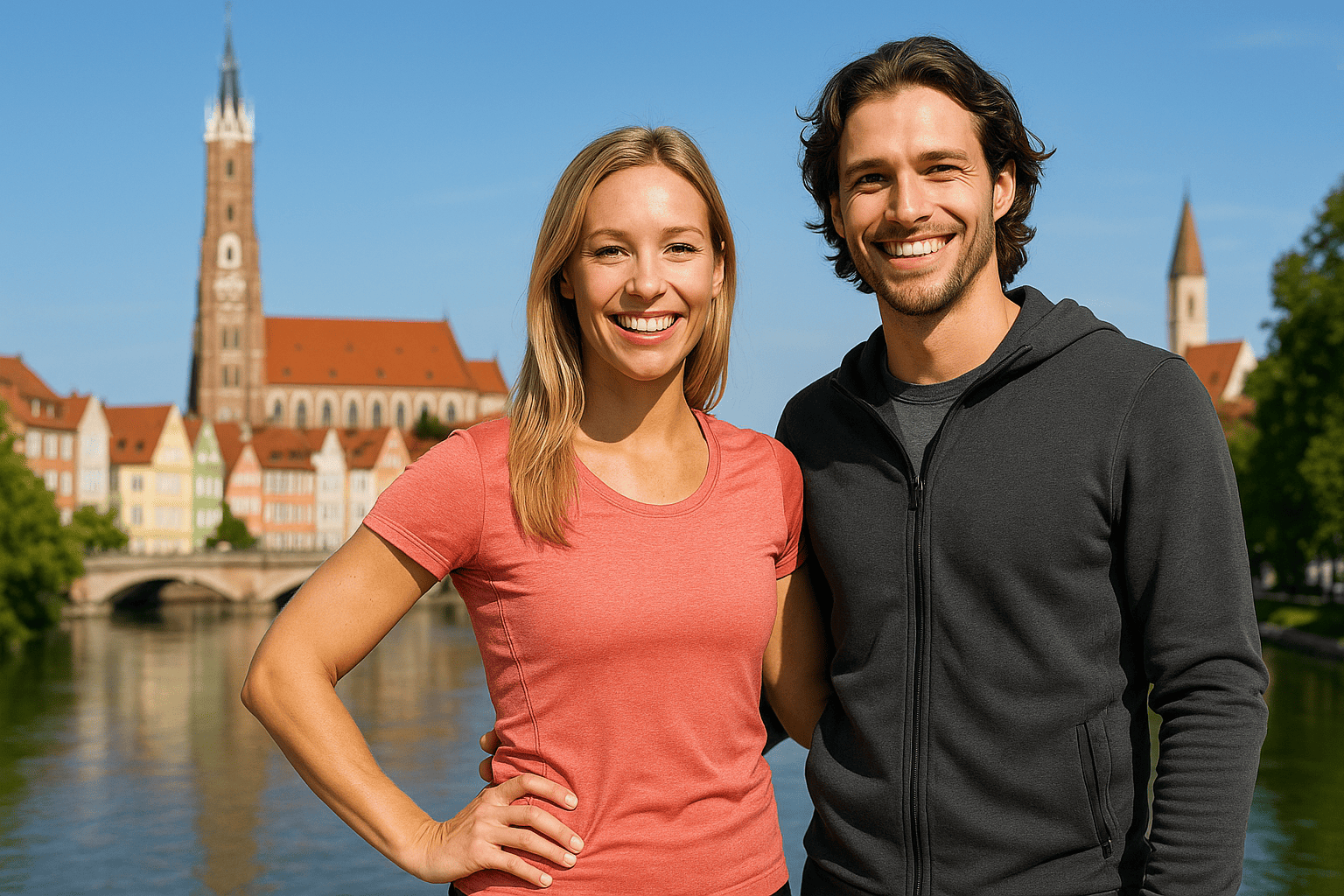 Landshut – Isar, Altstadt, Martinskirche, Burg Trausnitz, SALOMED