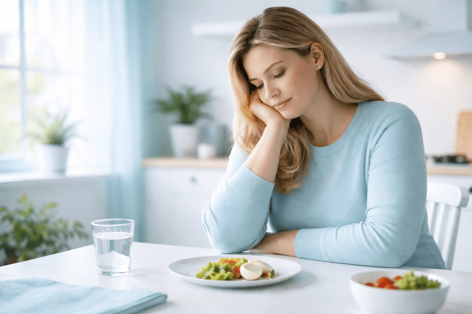 Ich esse wenig und nehme nicht ab