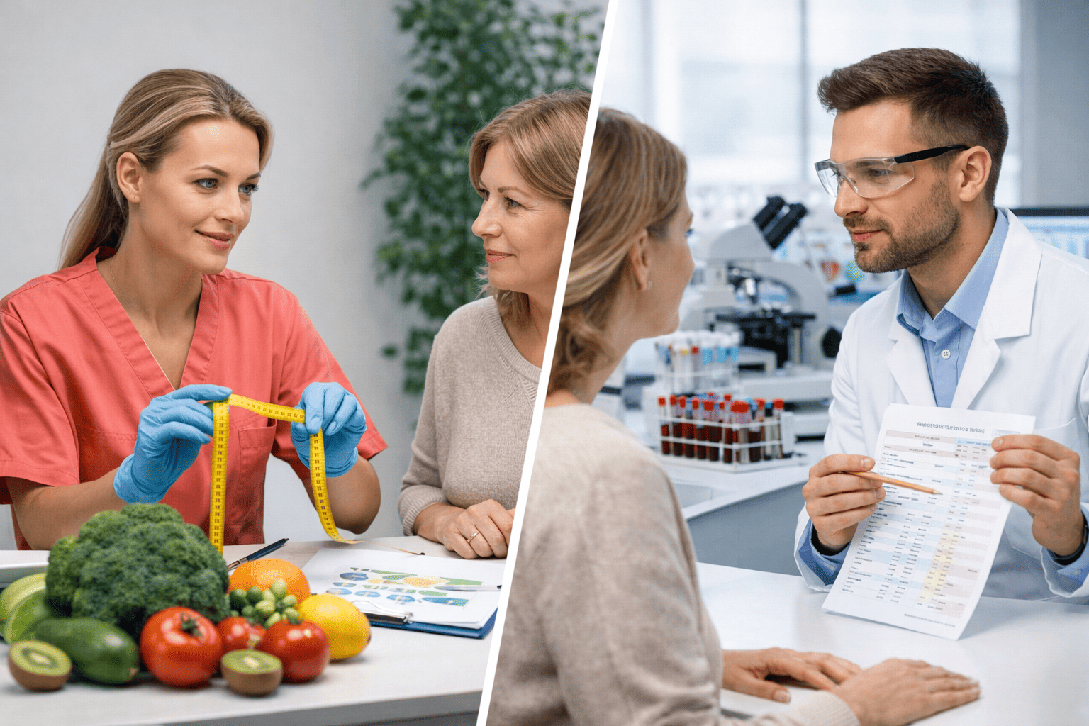 Stoffwechselanalyse oder Ernährungsberatung