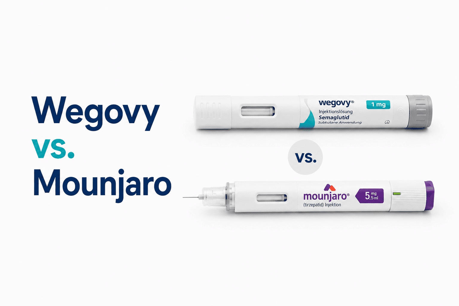 Wegovy vs. Mounjaro Vergleich