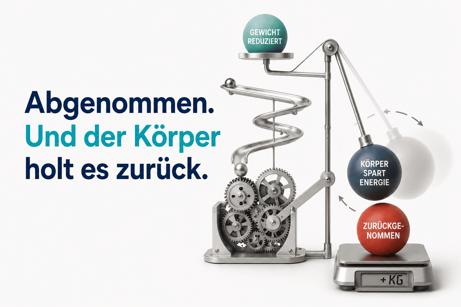 Warum nehme ich nach dem Abnehmen wieder zu?