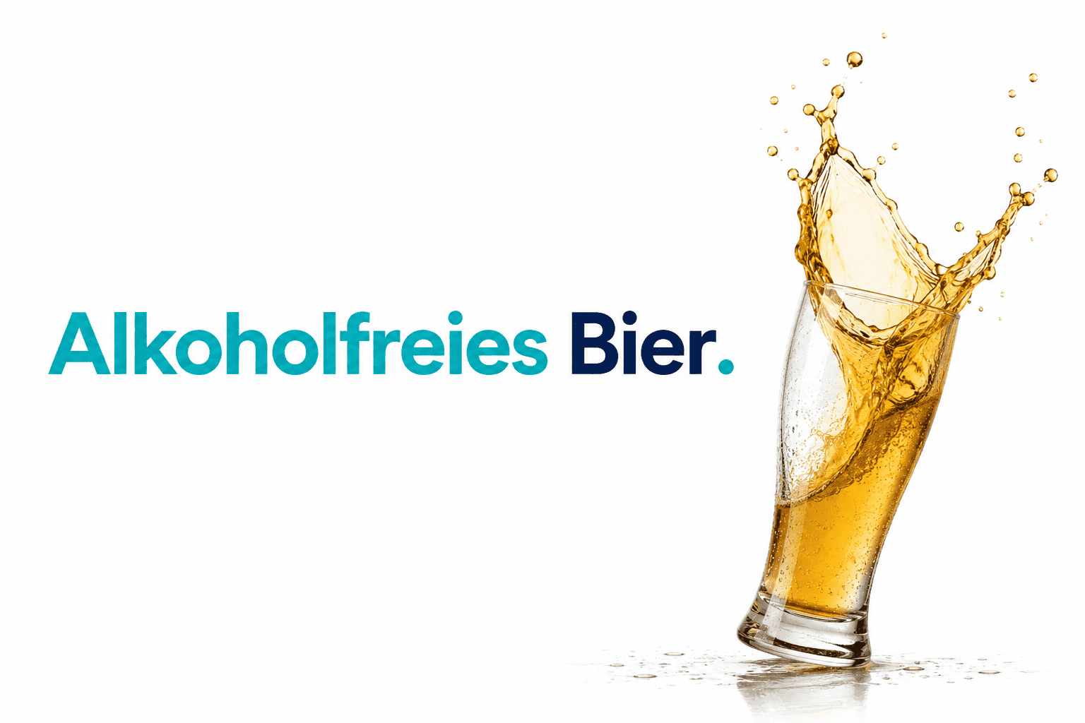 Alkoholfreies Bier im Glas