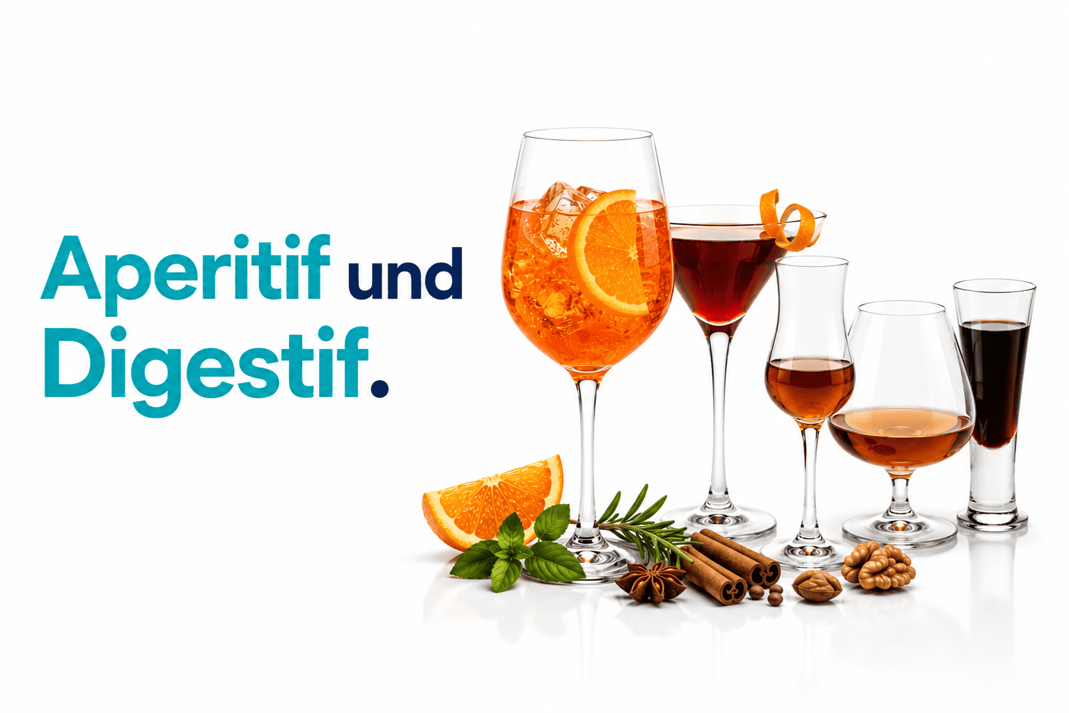 Aperitif und Digestif