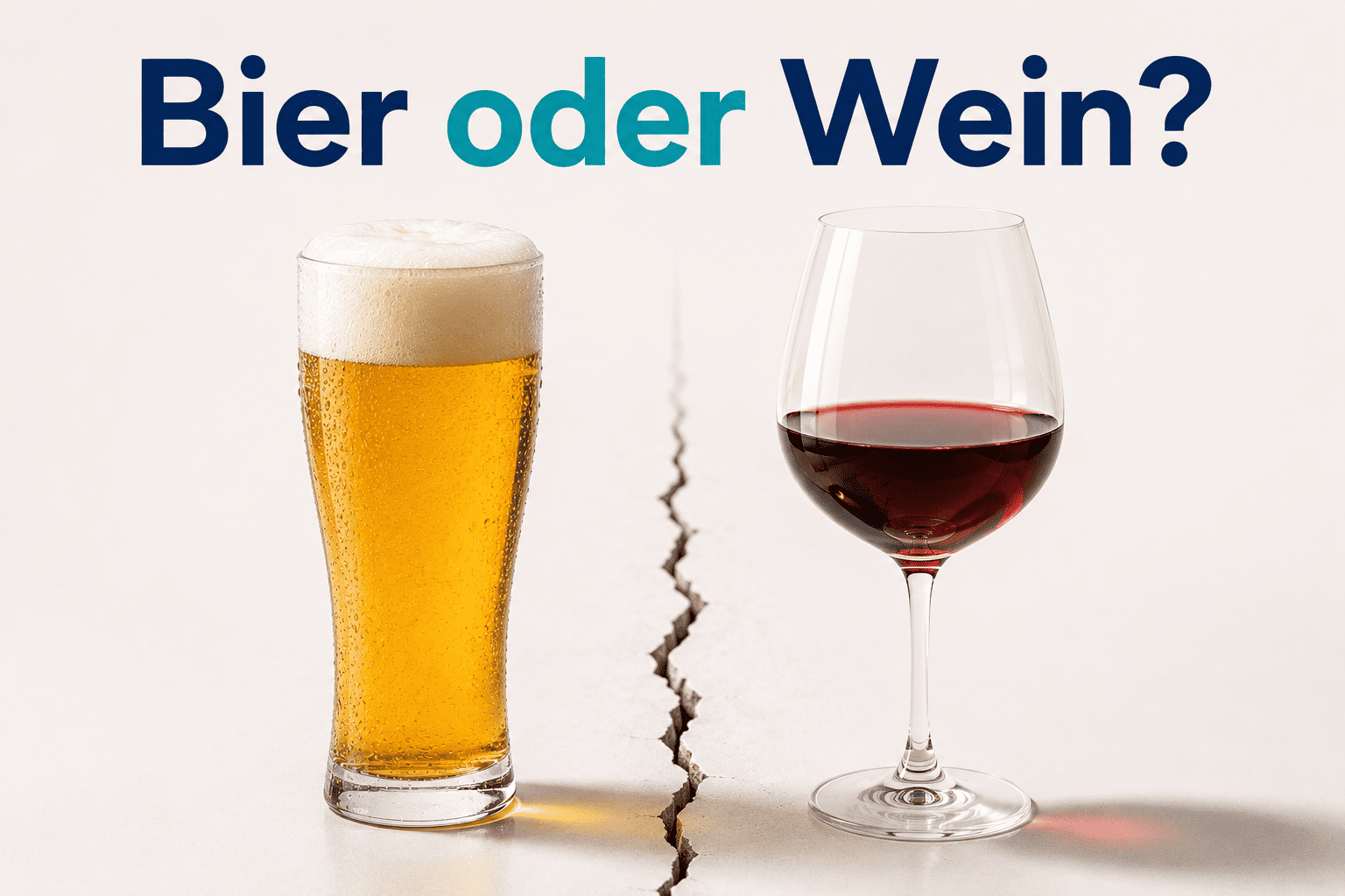 Bier oder Wein
