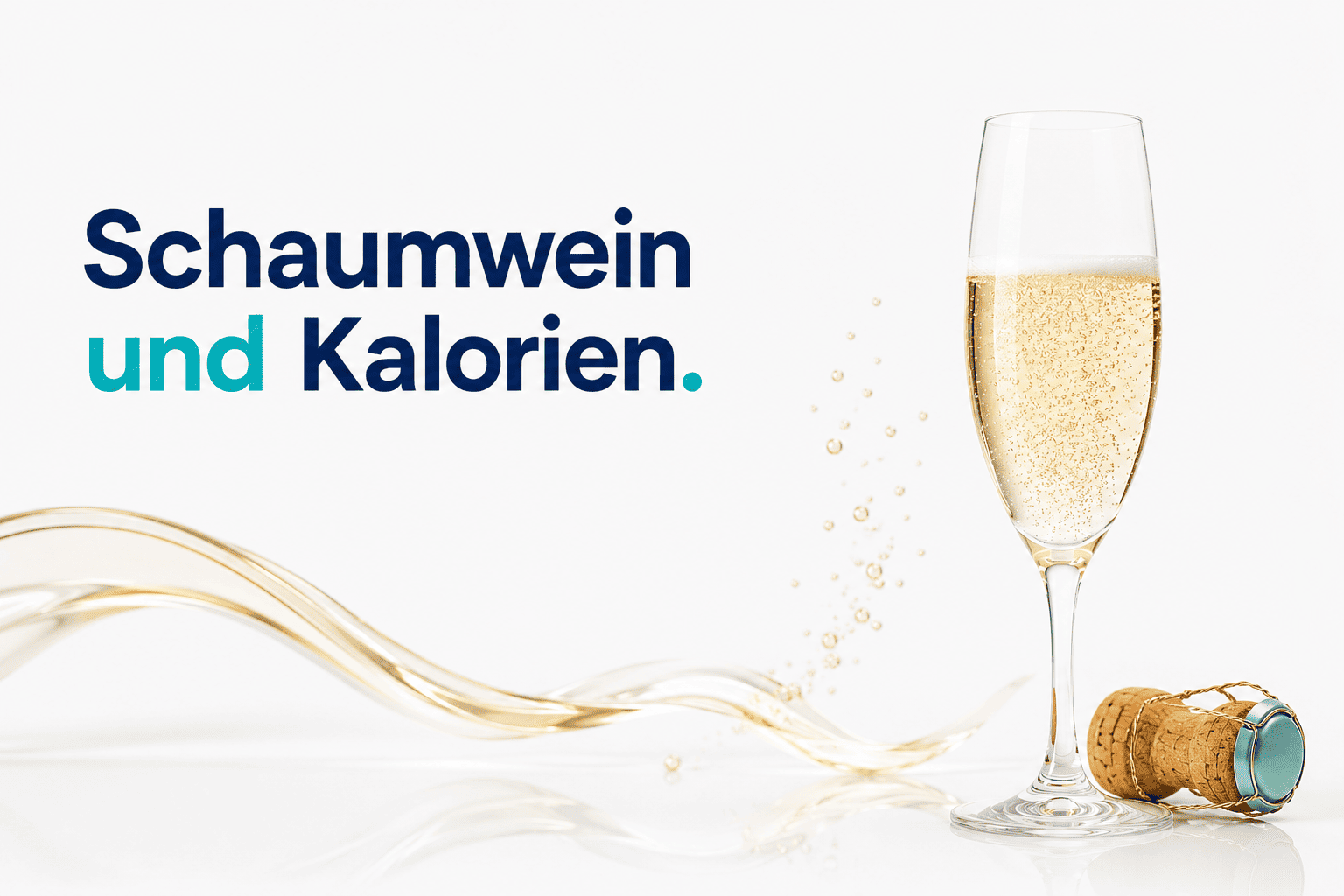 Schaumwein und Kalorien